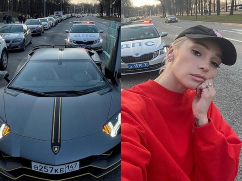 Russian influencer got 199 tickets police took her Lamborghini | बोंबला! 'या' तरूणीने भरले नव्हते १९९ चालान, पोलिसांनी तिची कोट्यावधींची लॅम्बॉर्गिनी उचलून नेली!