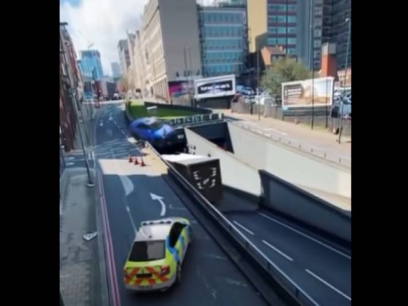Guy escapes police amazingly viral video people in shock after watching | VIDEO : इतका खतरनाक स्टंट तुम्ही कधी पाहिला नसेल, Fast n Furious मधील सगळे सीन विसराल..