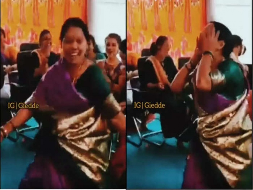 aunty dancing on bala ho bala song funny dance video goes viral | 'बाला ओ बाला' वर काकु जोमात तर नेटकरी कोमात, हा डान्स बघुन तुम्ही हसु आवरु शकणार नाही
