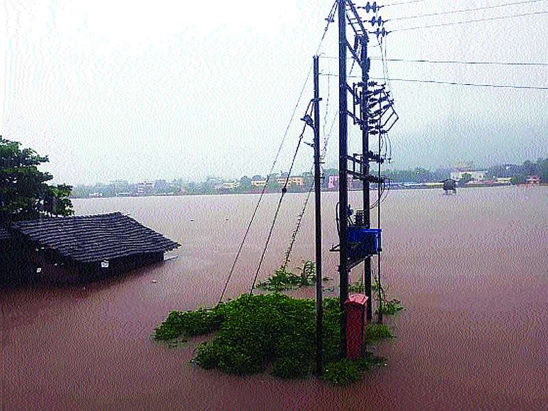 The third major flood in the Kundalika River during the month | महिनाभरात कुंडलिका नदीला तिसरा मोठा पूर