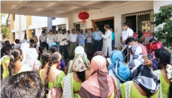Work of government employees stopped in Mangaon | माणगावमध्ये सरकारी कर्मचाऱ्यांचे काम बंद