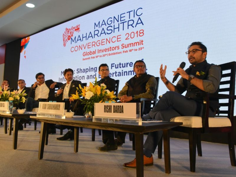 Magnetic Maharashtra: we are positive about print media, says lokmat's Joint MD Rishi Darda | Magnetic Maharashtra : प्रिंट मीडिया भविष्यातही प्रभावी राहील; 'लोकमत'च्या ऋषी दर्डा यांचा ठाम विश्वास 