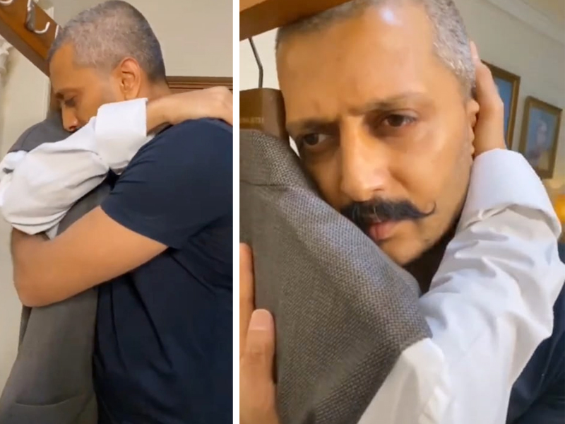 riteish deshmukh emotional video on vilasrao deshmukh birth anniversary ajg | Emotional Video: ...अन् विलासरावांच्या 'स्पर्शा'ने रितेश गहिवरला, बाप-लेकाची हळवी गळाभेट