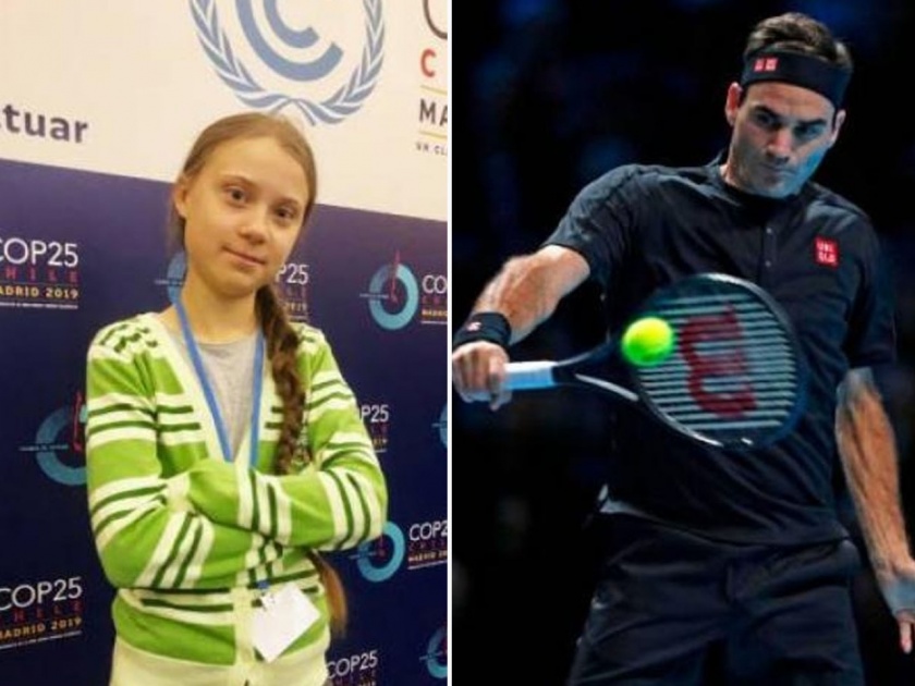 'Roger Wake Up Now', Greta Thunberg criticizes Roger Federer for his role as Ambassador of Credit Suisse | रॉजर फेडरर जागा होss; ग्रेटाच्या टीकेनंतर 'टेनिस सम्राट' नेटिझन्सच्या निशाण्यावर