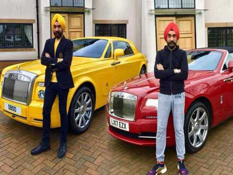 Sikh Man from UK matches his Turban with Rolls Royce for a day challenge | सात रंगांच्या पगड्या, सात रंगांच्या रोल्स रॉईस; 'सप्तरंगी' सरदारजींची भारी गोष्ट