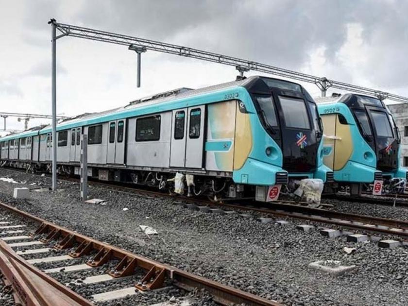 in mumbai 95 km speed test on metro 3 inspection completed by rdso | 'मेट्रो ३ वर' ९५ किमी वेगाने गाडीची चाचणी; 'आरडीएसओ'कडून तपासणी पूर्ण