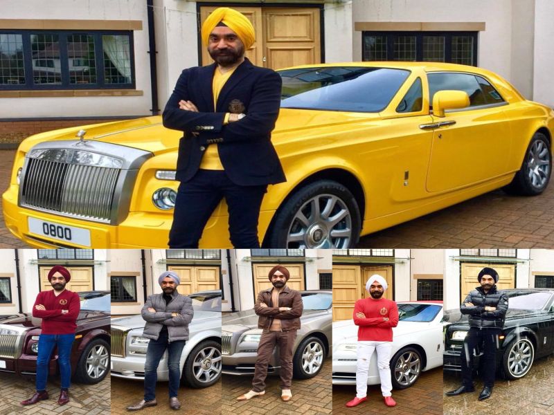 Sikh Billionaire Colour Matches His Turbans With His Rolls Royces | सरदाराची सटकली...जेवढ्या रंगाच्या पगड्या, तेवढ्या रंगाच्या रोल्स रॉयस ताफ्यात