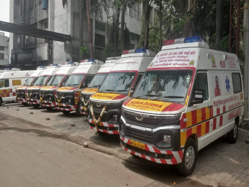 No ambulance shortage inside YCM hospital in Pimpri, nine ambulances admitted with one cardiac | पिंपरीतील वायसीएम रुग्णालयात आता नाही भासणार रुग्णवाहिकांची कमतरता, एक कार्डियाकसह, नऊ रुग्णवाहिका दाखल