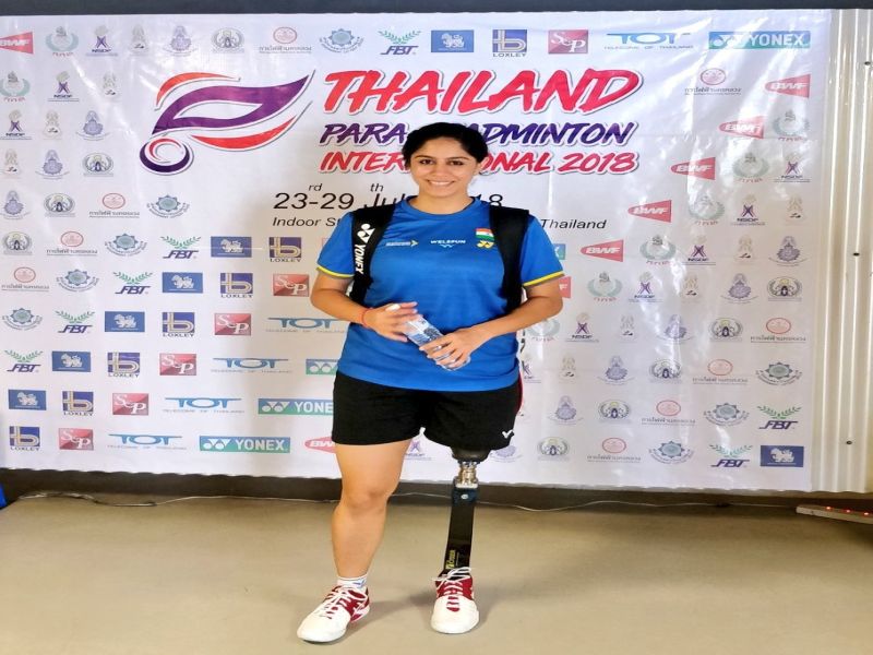 India's Manasi joshi won Bronze in Thailand Para Badminton | सलाम तुझ्या जिद्दीला.. थायलंड पॅरा बॅडमिंटन स्पर्धेत भारताच्या मानसीला कांस्य