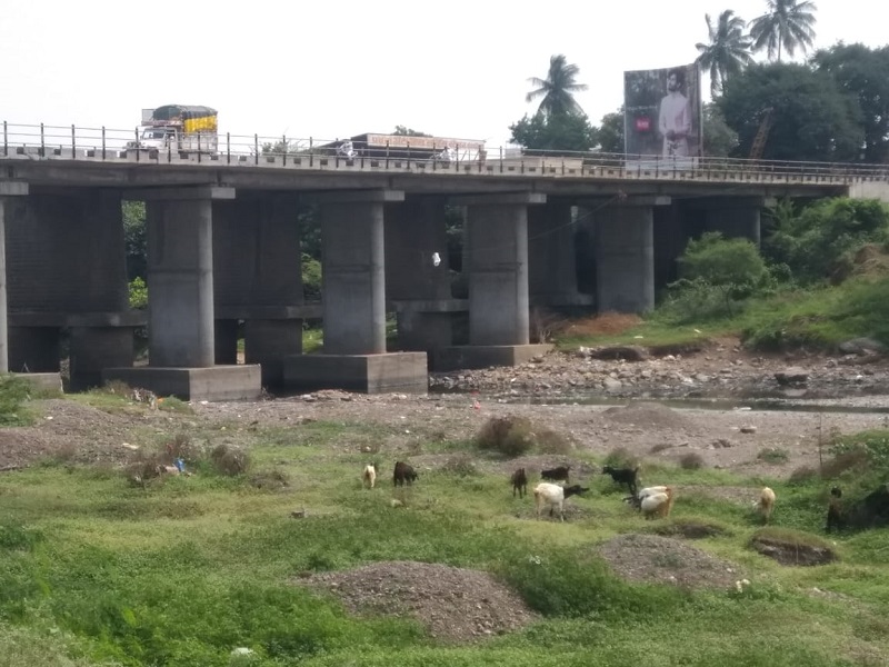 Illegal sand extraction: Bridges on the Nashik-Pune highway are at risk | अवैध वाळू उपसा : नाशिक-पुणे महामार्गावरील पुलांना धोका