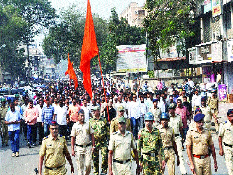 Sangheit tension due to the event of the Komagata Bhauma incident, Shiva Pratishthan rallies | कोरेगाव भीमा घटनेचे पडसाद, शिवप्रतिष्ठानच्या मोर्चामुळे सांगलीत तणाव
