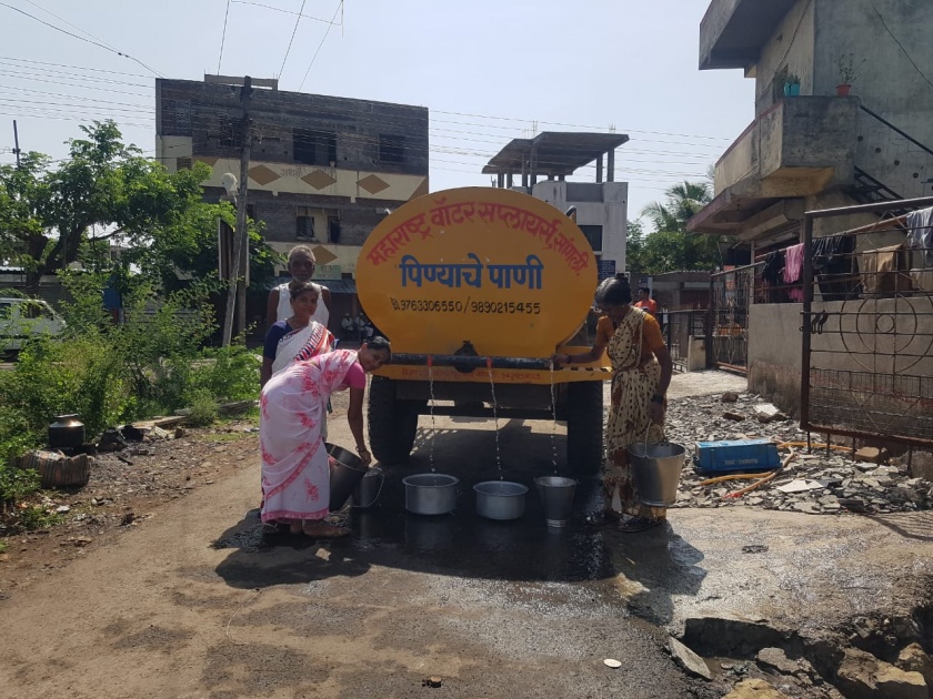 Time to supply water by tanker in Sangli | सांगलीत टँकरने पाणीपुरवठा करण्याची वेळ, अपुरा पुरवठा, नागरिकांतून संताप