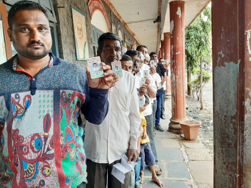 In Sangli district, polling till 5 o'clock is 5.98 per cent | Maharashtra Election 2019 : सांगली जिल्ह्यात ११ वाजेपर्यंत १७.९७ टक्के मतदान