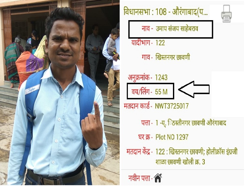 Maharashtra Election 2019 : Stubborn! Names in the voter list after 10 years of struggle; However, the identification was so critical | जिद्दी ! १० वर्षांच्या संघर्षानंतर आले मतदार यादीत नाव; मात्र ओळख पटवताना आले नाकीनऊ