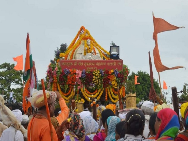 Departure of Shri Sant Tukaram Maharajs palakhi sohala today at 2 pm from dehu | श्री संत तुकाराम महाराजांच्या पालखीचे शनिवारी दुपारी २ वाजता प्रस्थान 