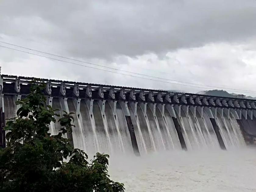 Sardar Sarovar Dam water level rises | ‘सरदार सरोवरा’ची पाणीपातळी वाढली; पूर्ण क्षमतेने भरण्यास फक्त ११ मीटर बाकी