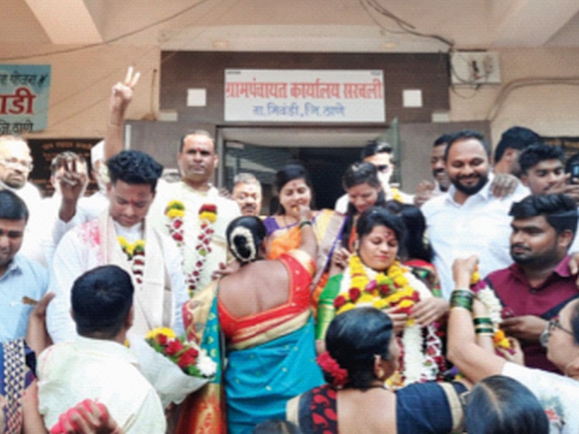 Congress gained power over Sarvali Gram Panchayat | सरवली ग्रामपंचायतीवर काँग्रेसने मिळवली सत्ता