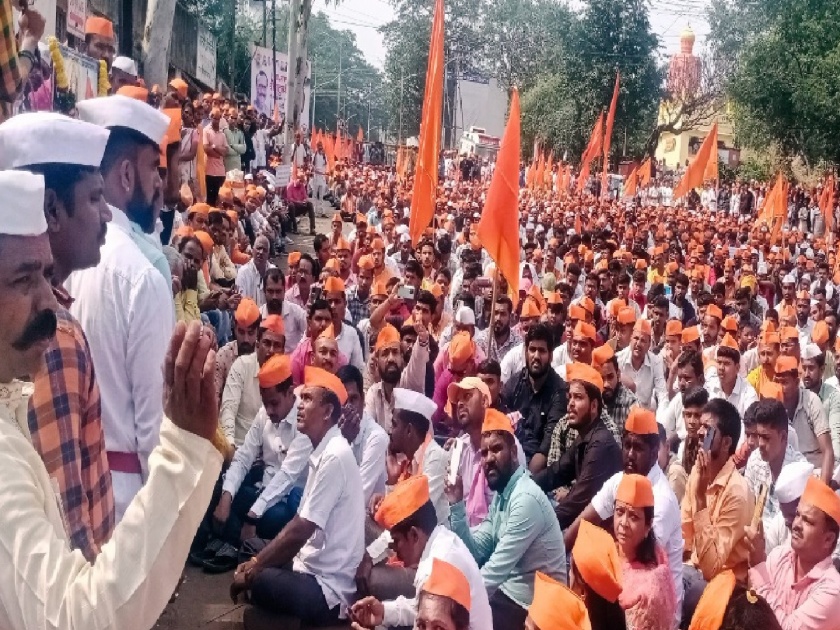Public outrage march against Love Jihad conversion in Satara | लव्ह जिहाद, धर्मांतराविरोधात साताऱ्यात जनआक्रोश मोर्चा; लोकप्रतिनिधींसह शेकडोजण सहभागी