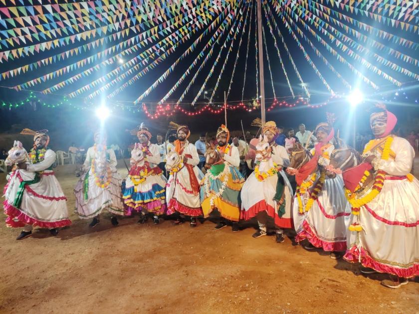 beginning of traditional shigmotsav in sattari goa ghodemodni chorotsav special attraction | सत्तरीतील पारंपरिक शिमगोत्सवाला सुरुवात; ‘घाेडेमोडणी’ ‘चोरोत्सव’ खास आकर्षण