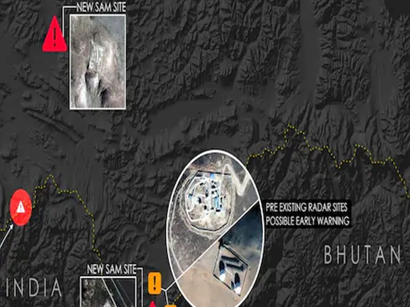 india china faceoff new satellite images of lac india china border | चीन डोकलाम अन् नाथू लामध्ये तयार करतोय मिसाइल साइट्स, सॅटेलाइट फोटोंतून उघड  