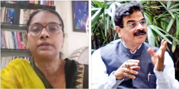 Vijay Shivtare detached from family from 27 years; Big claim by wife Mandakini Shivtare | विजय शिवतारे २७ वर्षांपासून कुटुंबापासून अलिप्त; पत्नी मंदाकिनी शिवतारे यांचा खळबळजनक दावा 