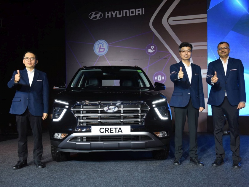 Hyundai Creta launched in India; will give fight to MG Hector See Price | Hyundai Creta नव्या रूपात लाँच, MG Hector ला टक्कर देणार; पाहा किंमत