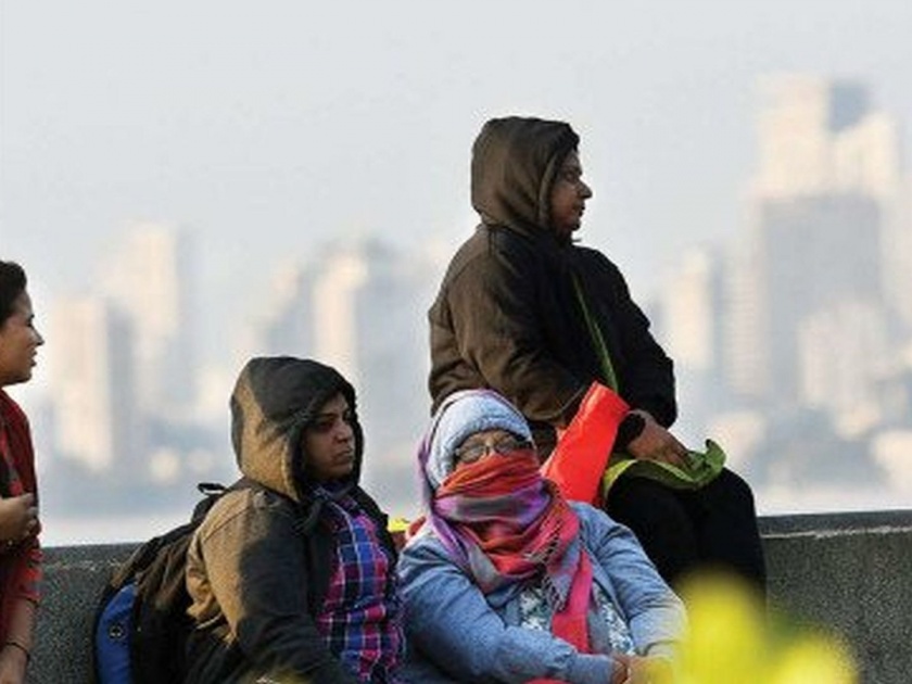 Mumbai's minimum temperature settled at 18 degrees | मुंबईचे किमान तापमान १८ अंशांवर स्थिर