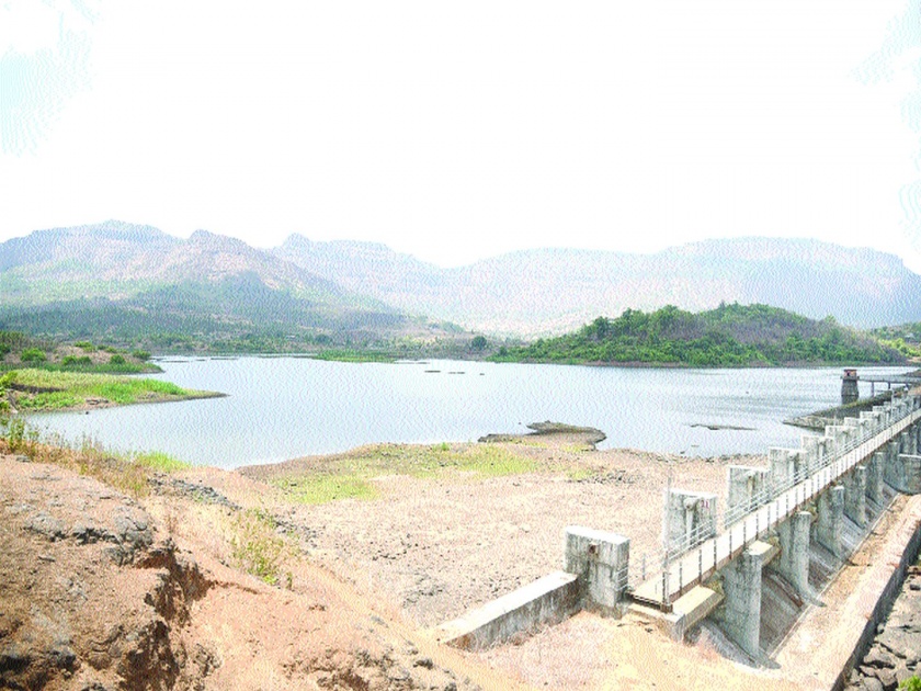 Fifteen days water stock in Deharang dam | देहरंग धरणात पंधरा दिवसांचा साठा