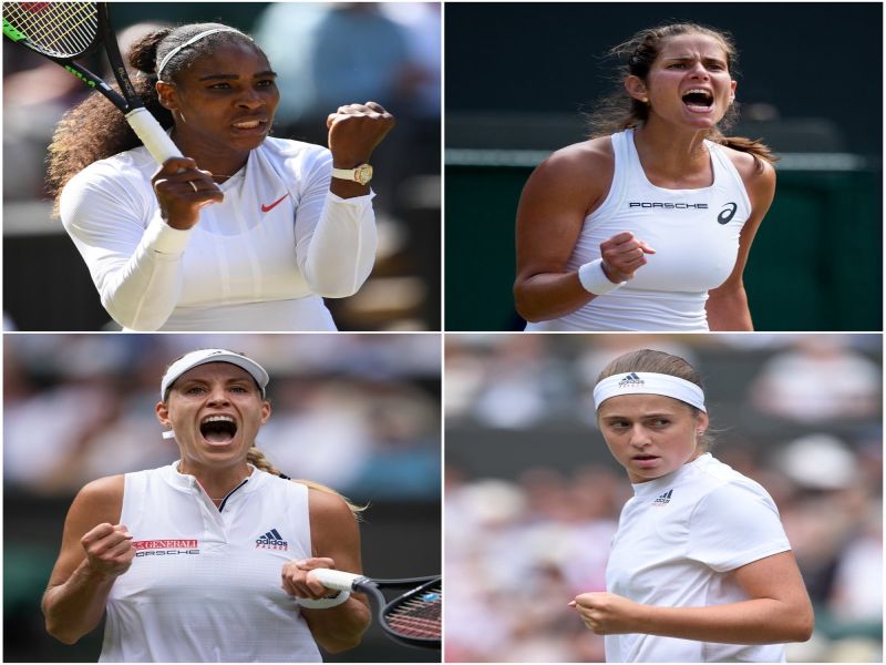 Wimbledon Tennis 2018: Karber, Ostapenko in the semifinals | Wimbledon Tennis 2018 :  सेरेना, कर्बर, ओस्तापेंको उपांत्य फेरीत