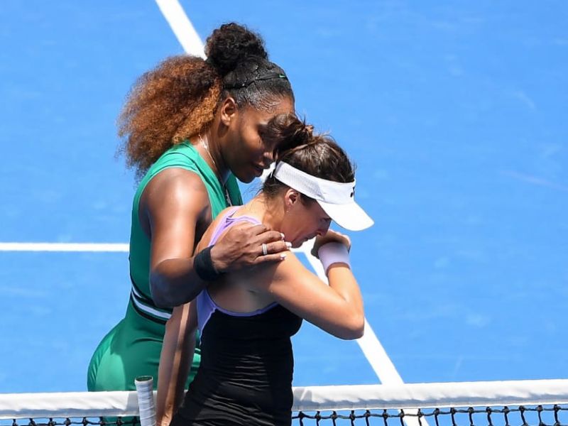Australia Open : Serena Williams beat Tatjana Maria | ऑस्ट्रेलिया ओपन : सुपर मॉम सेरेनाचा दुसऱ्यांदा 'मम्मी'वर विजय 