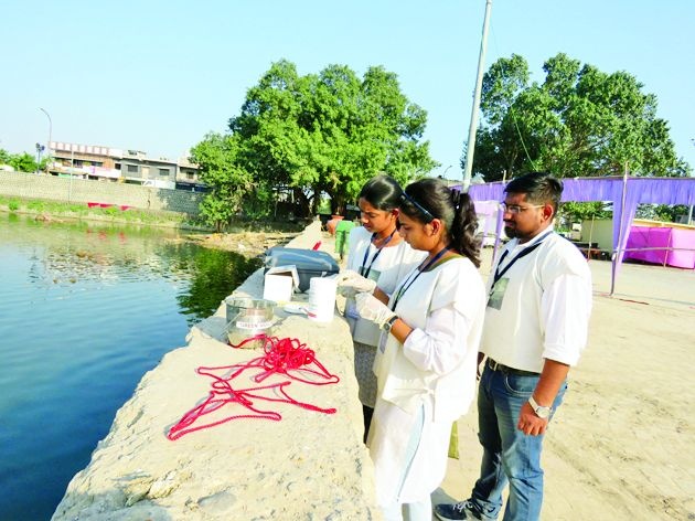 Lack of oxygen in the lake in the city of Nagpur | नागपूर शहरातील तलावात आॅक्सिजनची कमतरता