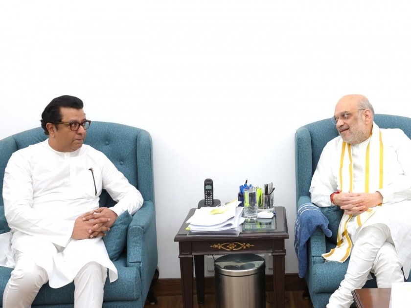 Will Raj Thackeray join the NDA or not? After discussing with Amit Shah for half an hour left from Delhi | राज ठाकरे महायुतीत जाणार की नाही? अमित शाह यांच्याबरोबर अर्धा तास चर्चा करून निघाले