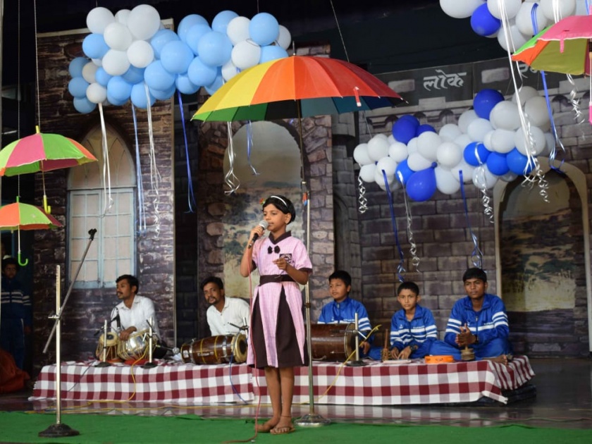 Rain fall in Santiniketan | शांतिनिकेतनमध्ये रंगली पाऊसगाणी, विद्यार्थी, शिक्षक स्पर्धेत सहभागी
