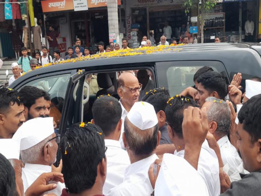 Sharad Pawar Purandar tour: शरद पवार यांचा पुरंदर दौरा; दुष्काळी भागाची पाहणी करणार - Marathi News | Sharad Pawar Purandar tour Will inspect the drought affected areas | Latest pune News at Lokmat.com