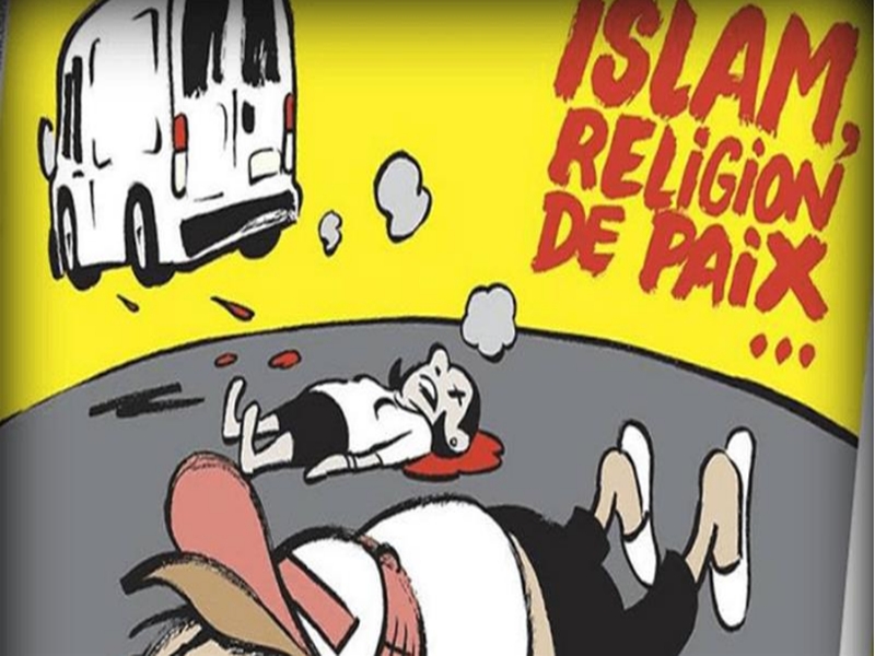 Another controversial cartoon of Charlie Hebdo; Vigorous criticism on Twitter | शार्ली हेब्दोचं आणखी एक वादग्रस्त व्यंगचित्र; ट्विटरवर जोरदार टीका