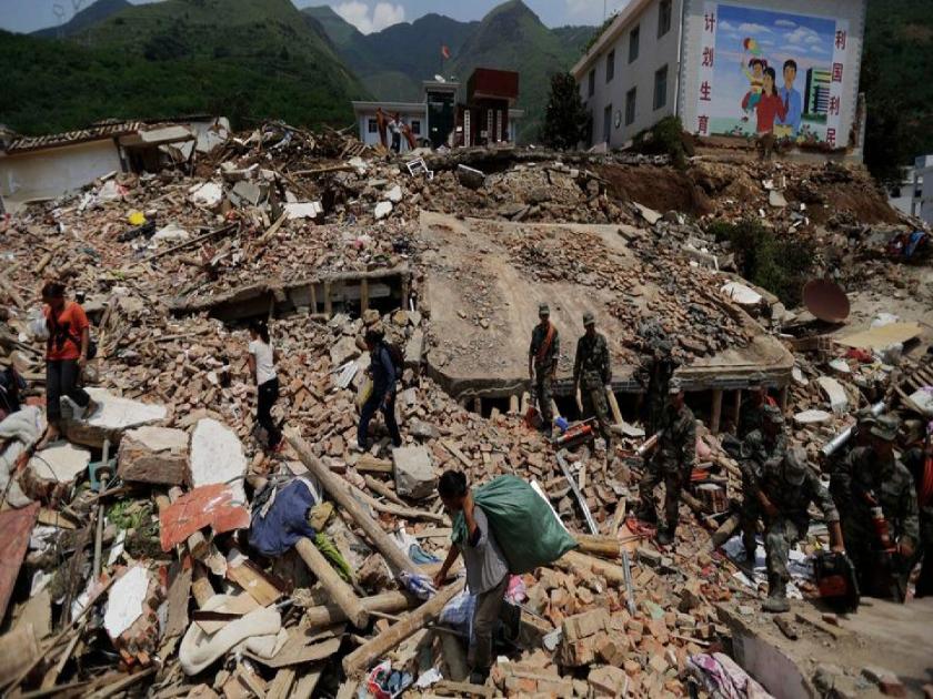 At least 3 dead, 27 hurt as 7.3-magnitude quake shakes southwest China | Earthquake: भूकंपाच्या तीव्र धक्क्याने चीनची जमीन हादरली; आतापर्यंत ३ मृत्यू तर २७ हून अधिक जखमी