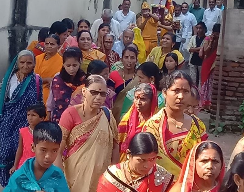 Jain devotees from across the state gather in Shirpur | शिरपूरात जमली राज्यभरातील जैन भाविकांची मांदियाळी!