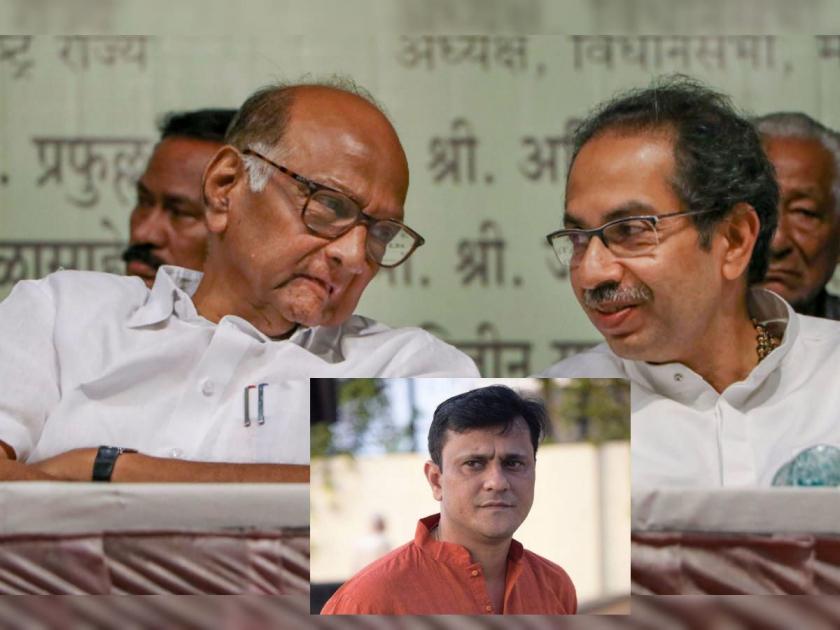 Shiv Sena is Sharad Pawar's caged cat in the zoo, MNS leader Sandeep Deshoande snarky criticism | शिवसेना म्हणजे शरद पवारांच्या प्राणीसंग्रहालयातील पिंजऱ्यातलं मांजर, मनसेची बोचरी टीका  