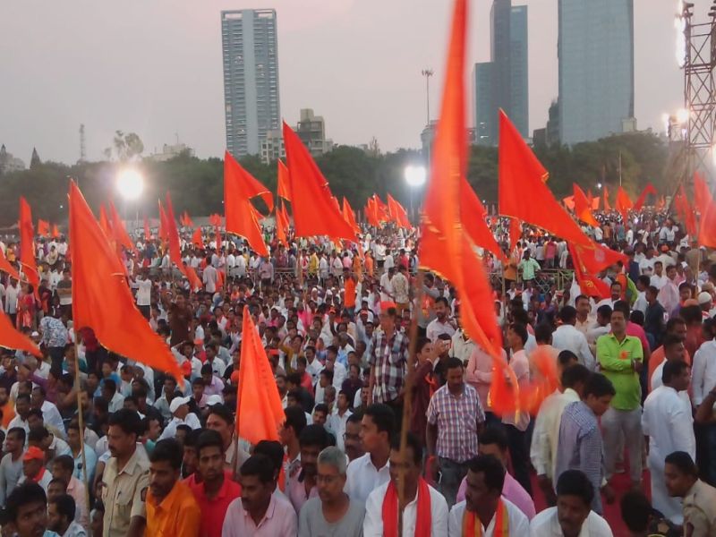 Shivsena Dasara Melava News | दसरा मेळाव्यादरम्यान शिवसैनिकांची मोदी आणि भाजपा सरकारविरोधात घोषणाबाजी