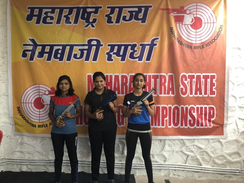 Harshada Nithave's double gold medal | हर्षदा निठवेचा दुहेरी सुवर्णवेध