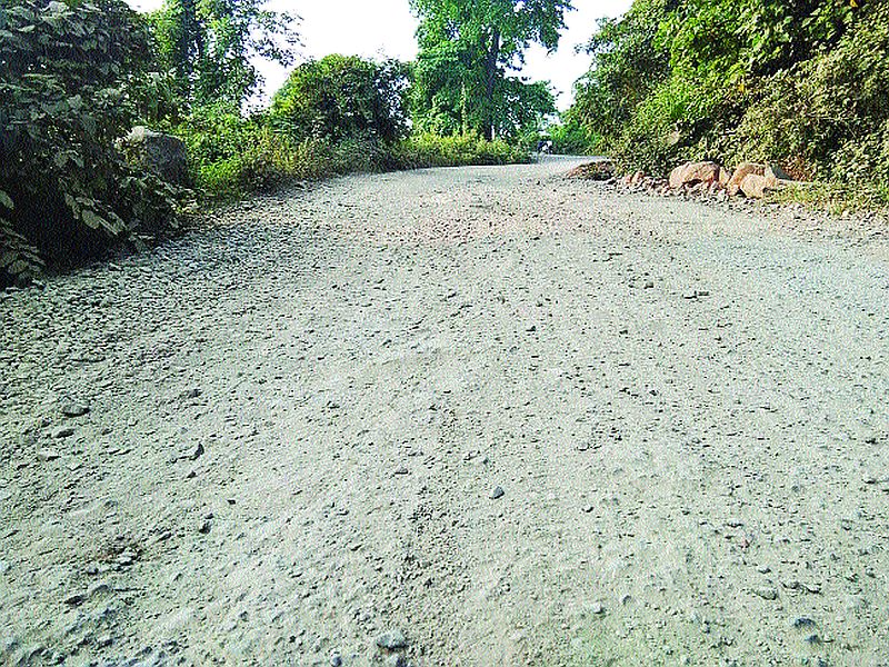  Roads in Shriwardhan taluka have been cleared | श्रीवर्धन तालुक्यातील रस्त्यांची झाली चाळण