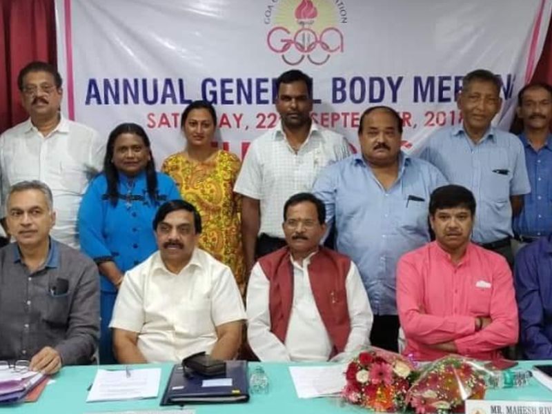 Union Minister Shripad Naik as President of Goa Olympic Association | गोवा आॅलिम्पिक संघटनेच्या अध्यक्षपदी केंद्रीय मंत्री श्रीपाद नाईक 