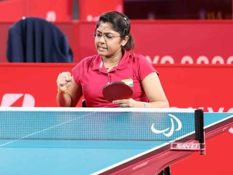 Tokyo Paralympics: Bhavinaben Patel enters Quarterfinals in the Tokyo paralympics; The first table tennis player to do so | Tokyo Paralympics: भाविना पटेलचा उपांत्यपूर्व फेरीत प्रवेश; अशी कामगिरी करणारी पहिली टेबल टेनिस खेळाडू