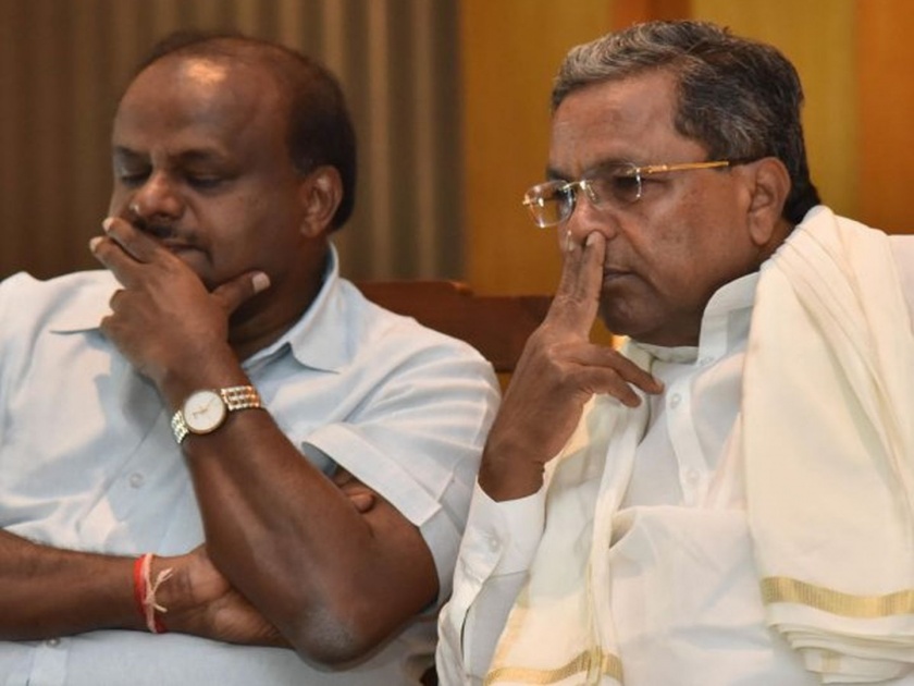 in Karnataka All JDS minsters have resigned like the 21 Congress ministers who had resigned | कर्नाटकात सत्तेचं नाटक जोरात; काँग्रेसपाठोपाठ जेडीएसच्या सर्व मंत्र्यांचे राजीनामे