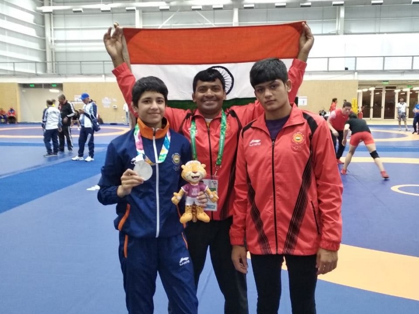 Youth Olympic Games 2018: Simran win silver medal for India | Youth Olympic Games 2018 : भारताच्या सिमरनला रौप्यपदक