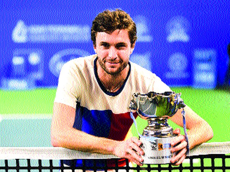 ATP Maharashtra Open Tennis: Giles defeats Simon to win title, Kevin Anderson | एटीपी महाराष्ट्र ओपन टेनिस :  जाईल्स सिमॉनला जेतेपद, केवीन अँडरसनला केले पराभूत
