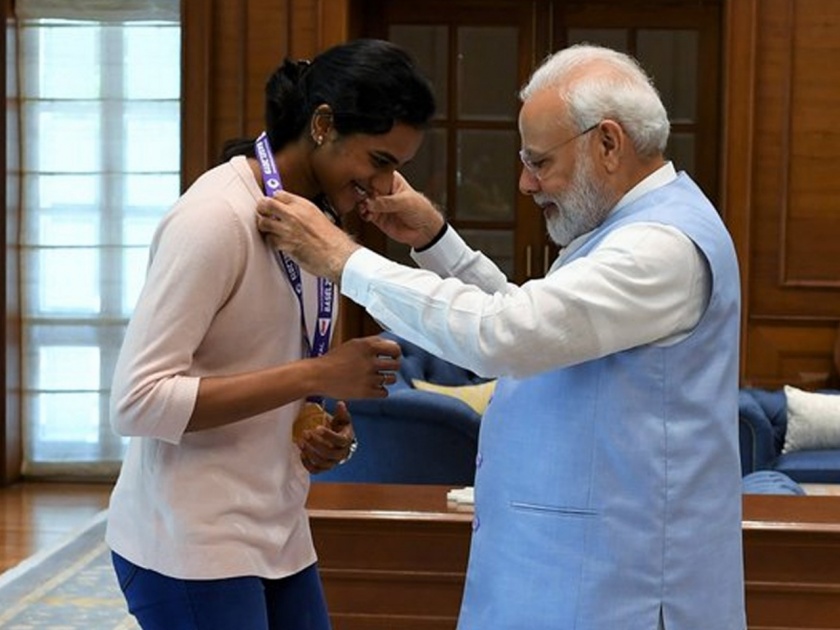 India’s pride, a champion who has brought home a Gold and lots of glory, Prime minister congratulated PV Sindhu | 'सुवर्णकन्या' सिंधू भारताची शान; पंतप्रधान मोदींकडून कौतुक