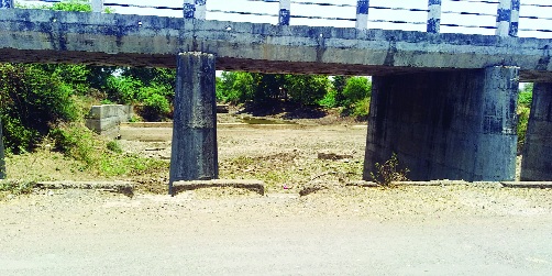 Sita river in Mudkhed is dry | मुदखेडातील सीता नदी पडली कोरडी