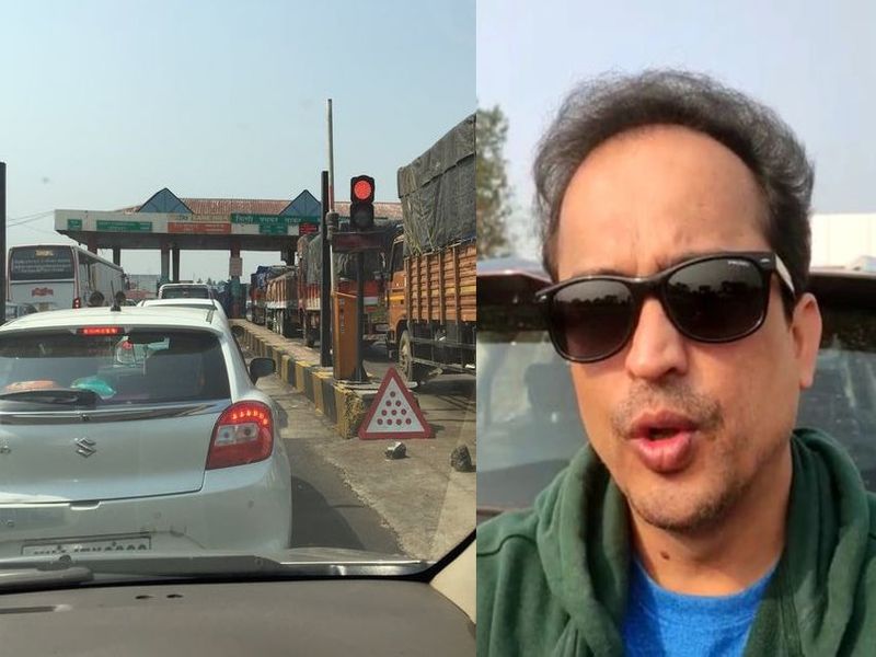 Poet Sandeep Khare has shared his experience on Kini Tolnaka on the Pune-Kolhapur highway through Facebook | Video: हा 'फास्टॅग' 'स्लो टॅग' होतोय; कवी संदीप खरेनं सांगितला टोल नाक्यावरचा अनुभव