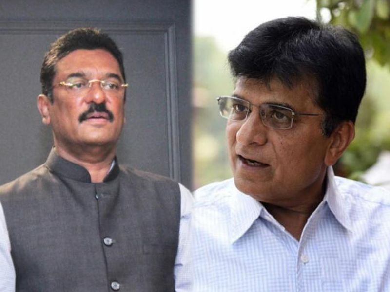 BJP leader Kirit Somaiya has lodged a complaint with the ED against Shiv Sena leader Pratap Saranaik | सरनाईकांच्या अडचणी वाढणार?; चौकशीदरम्यान सोमय्या 112 'सातबारा'सह थेट ईडी कार्यालयात